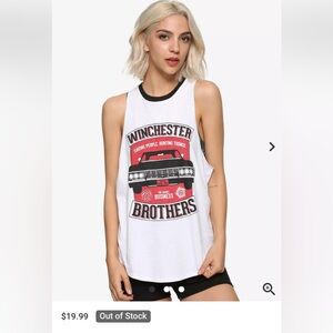 Supernatural baby girls muscle top